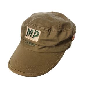 Mega Cap Men's Embroided MP Pumps Olive Drab Green Snap Back Hat UNISEX PREOWNED